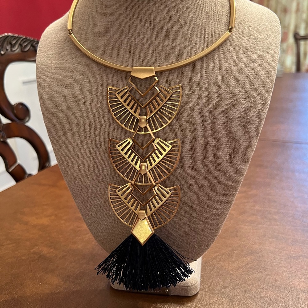 Stella & Dot Ida Tassel Pendant Necklace